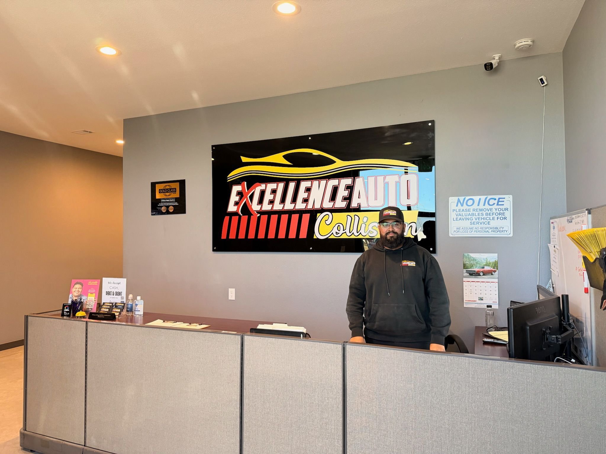 The Excellence Auto Collision team in Fort Worth